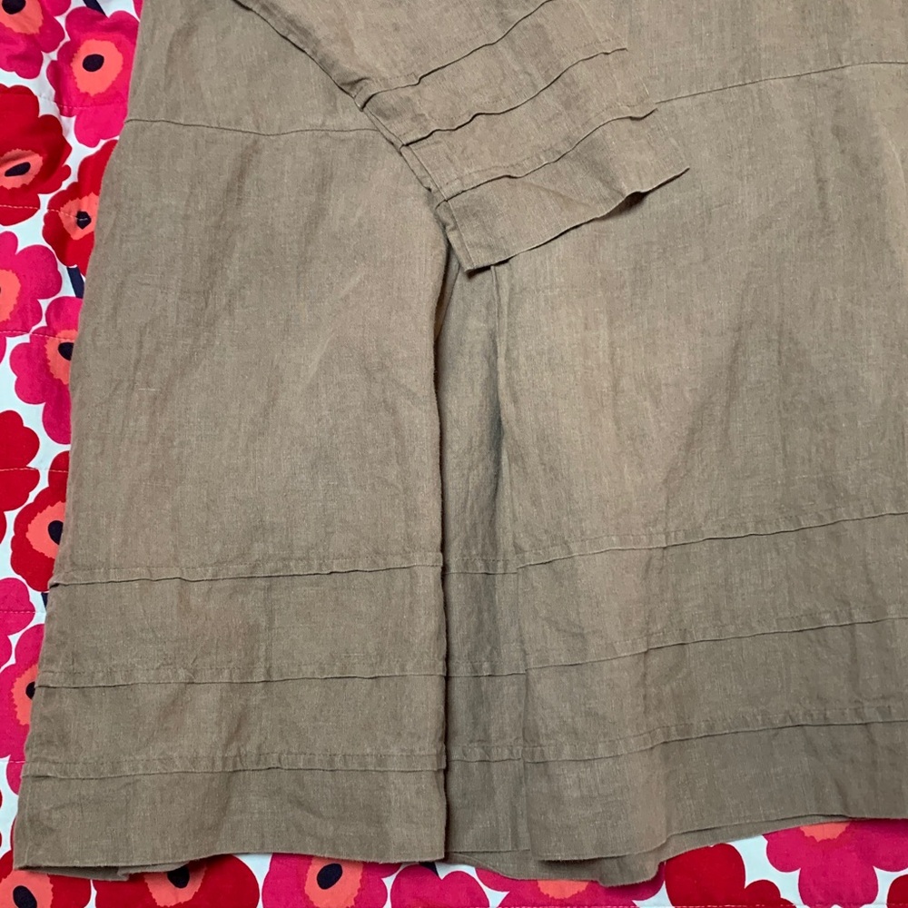 J Morgan Puett vintage linen dress - Picture 3 of 7